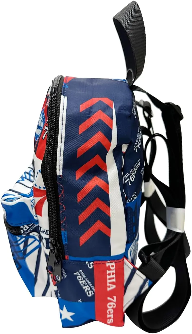 Pro Specialties Group Philadelphia 76ers Mini Backpack adult bag, perfect for women. Ideal small backpack Waterproof, and trendy