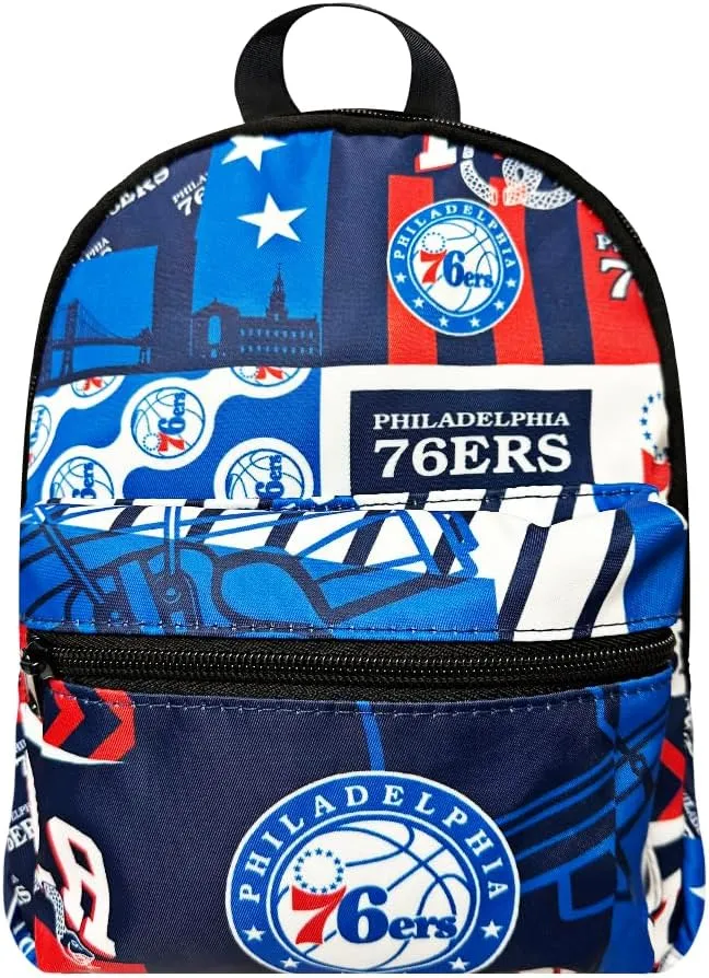 Pro Specialties Group Philadelphia 76ers Mini Backpack adult bag, perfect for women. Ideal small backpack Waterproof, and trendy