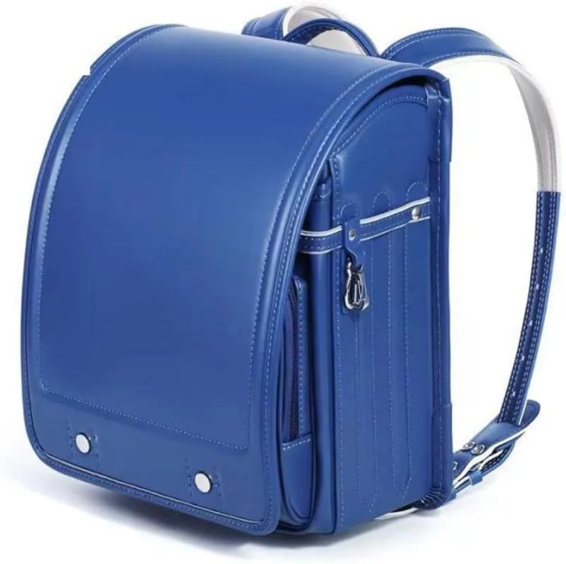 PU Leather Backpacks Durable, Lightweight Bookbag with Automatic Lock Travel Backpacks,Blue,26 * 16 * 36cm (Blue 26 * 16 * 36cm)