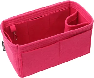 Purse Organizer Insert for handbags, bag organizer for tote with 8 Pockets & Key Hook, Perfect for Speedy Neverfull Bag Insert contains 6 Sizes in 10 Colors