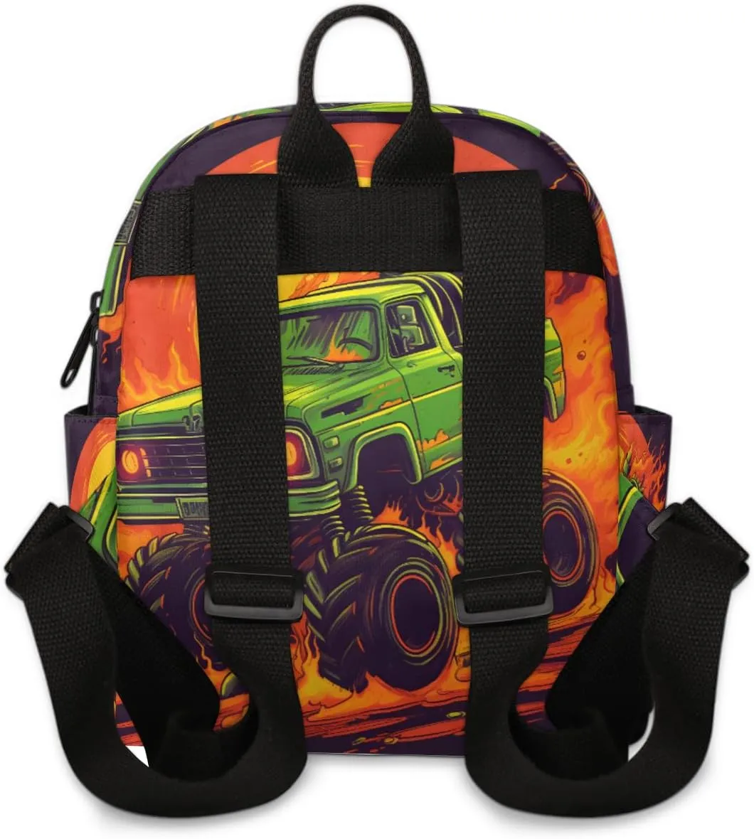 Race Cars Mini Backpack Purse for Women Fashion Lightweight Small Daypack Ladies Travel Handbags Shoulder Bag