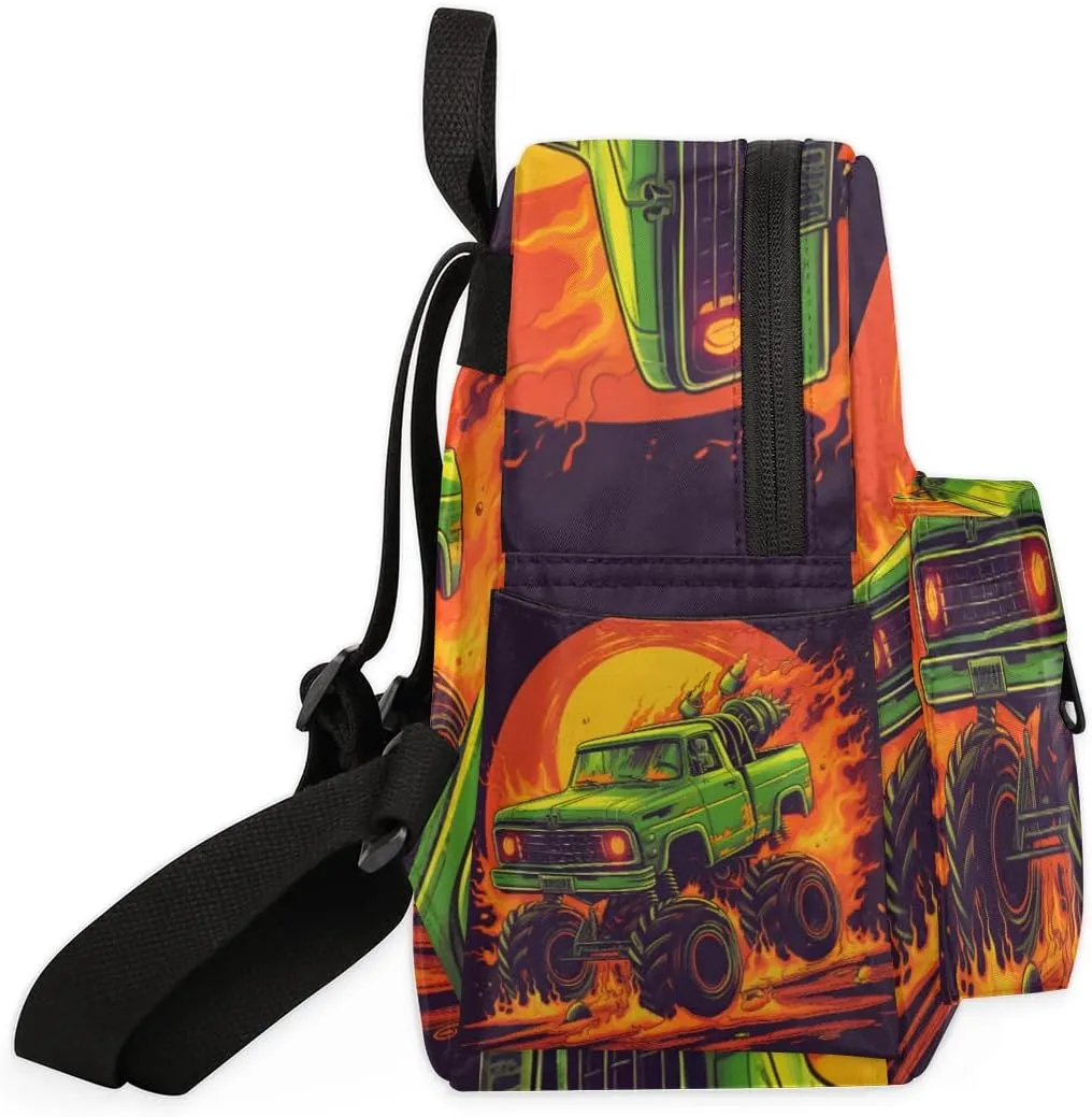 Race Cars Mini Backpack Purse for Women Fashion Lightweight Small Daypack Ladies Travel Handbags Shoulder Bag
