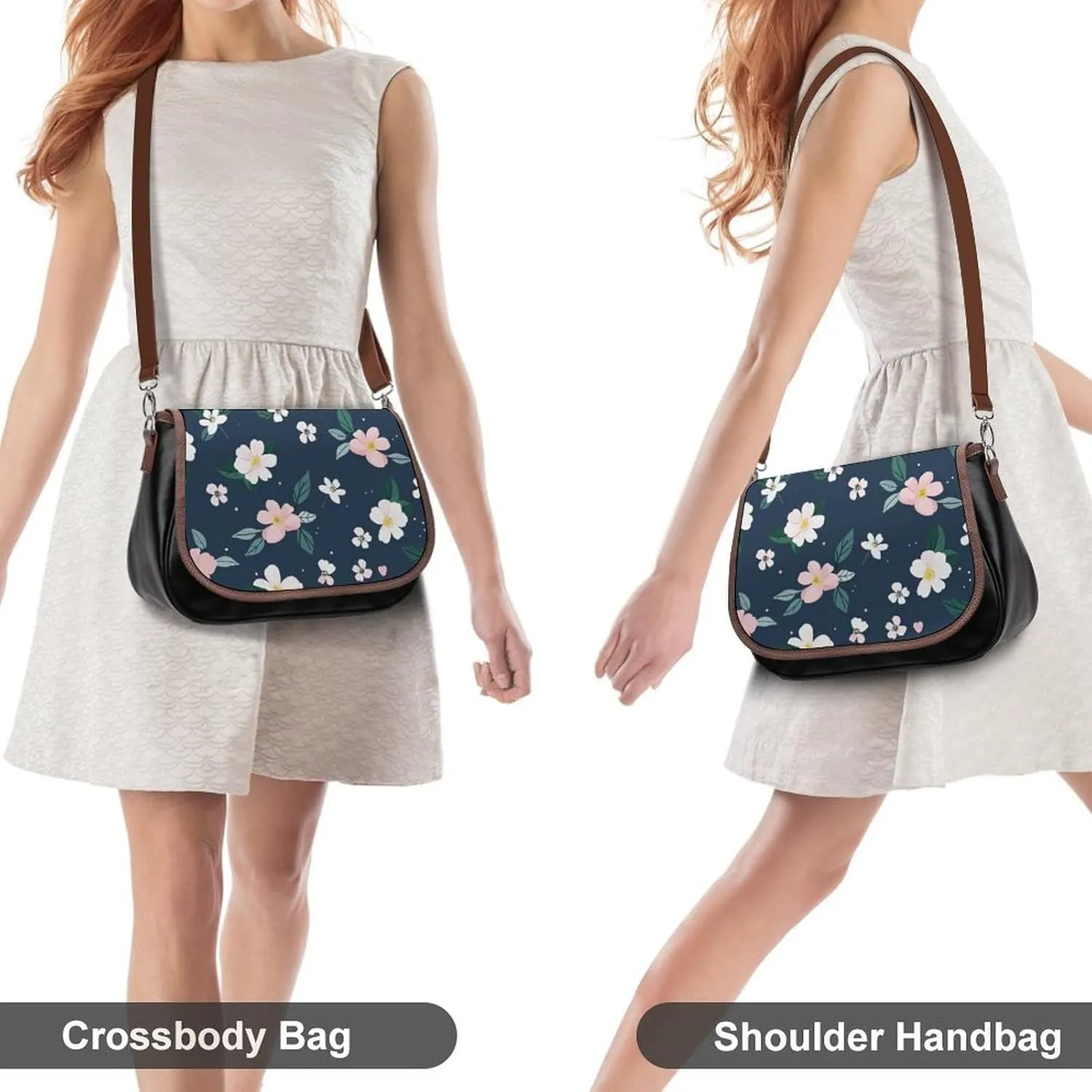 Rainbow Color Plaid-png Crossbody Bags for Women Travel Shoulder Bag Small Leather Cross Body Handbags