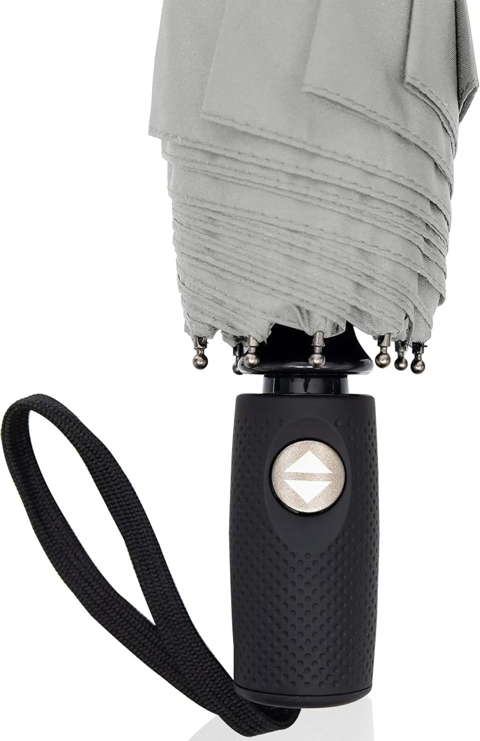 RainPlus Windproof Travel Umbrella - Compact, Automatic, Folding and Portable - Umbrellas For Rain for Men and Women - Car, Backpack, Purse, Strong & Wind Resistant