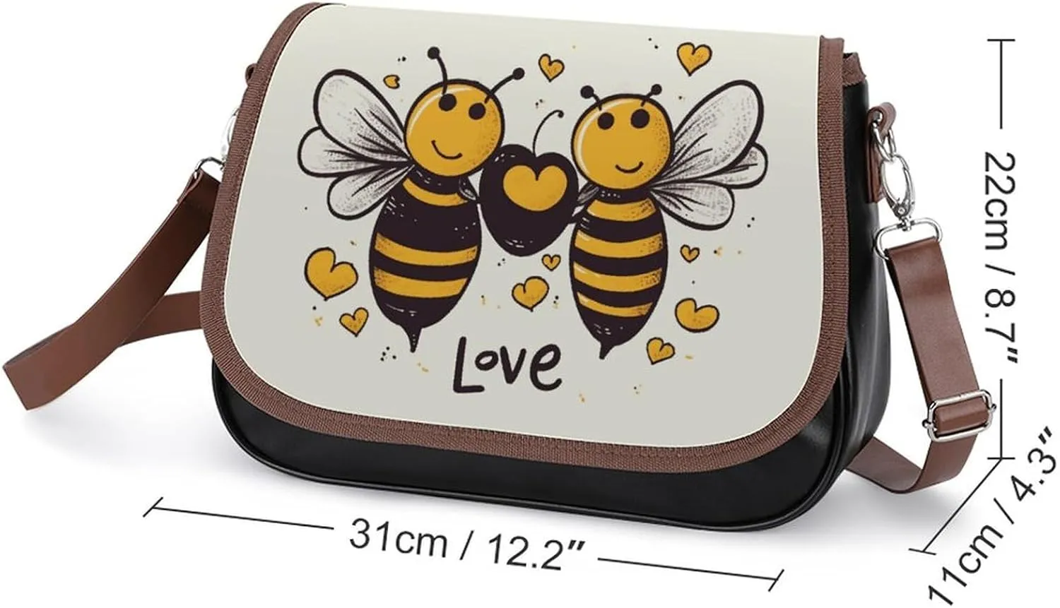 Red And Yellow Style Crossbody Bags for Women Travel Shoulder Bag Small Leather Cross Body Handbags