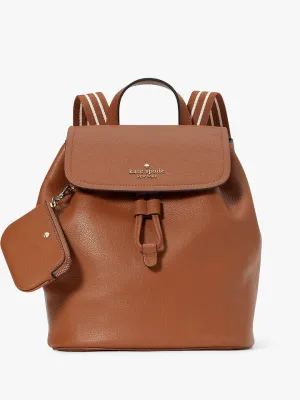 Rosie Pebbled Leather Medium Flap Backpack