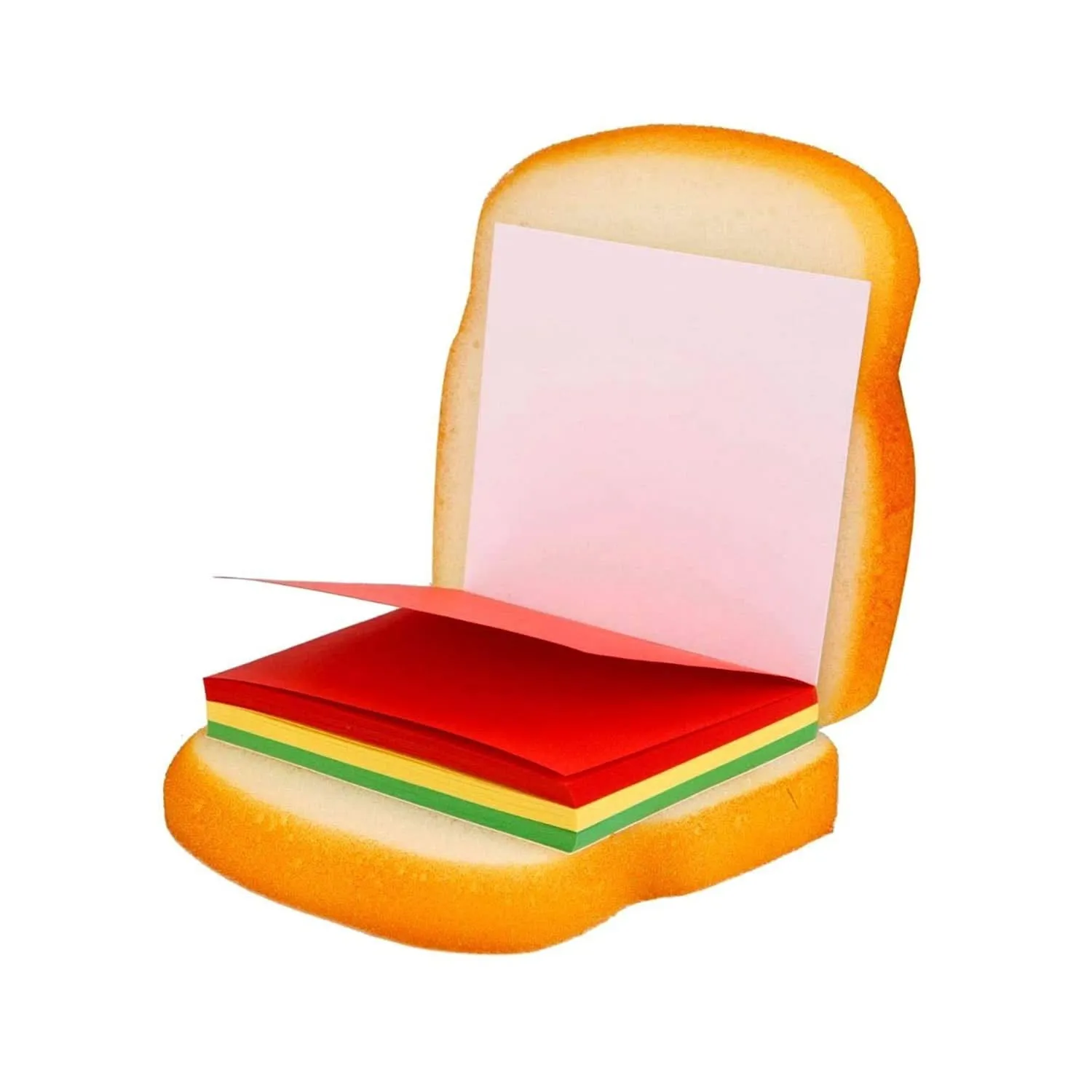 Sandwich-Shaped Sticky Notepad – Colorful & Quirky Mini Memo Pads