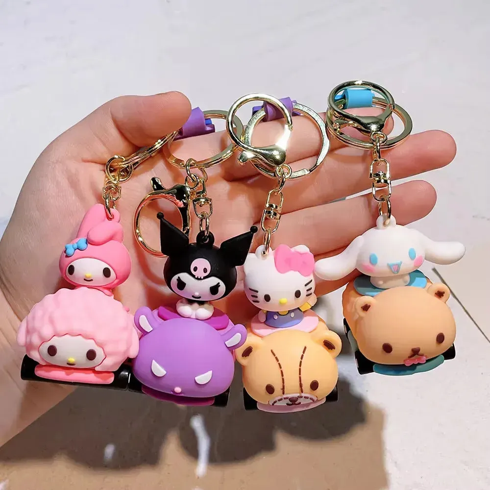 Sanrio Wheels of Whimsy Keychain