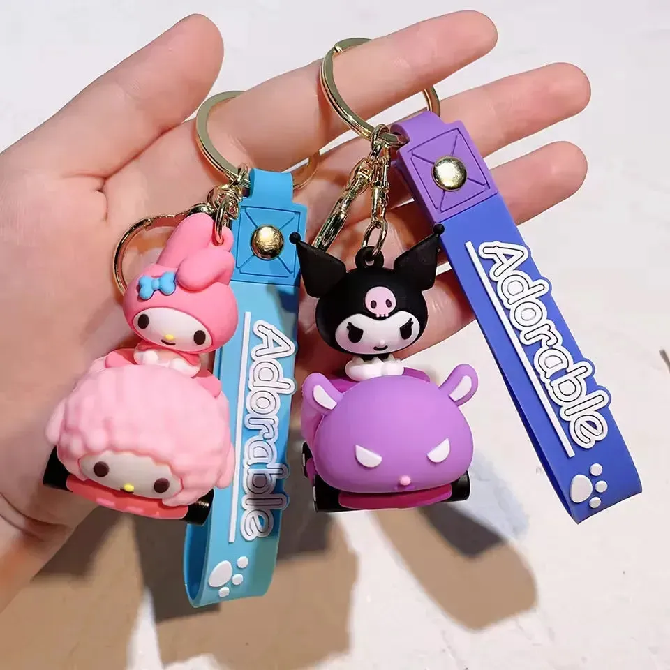 Sanrio Wheels of Whimsy Keychain