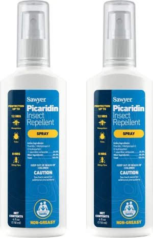 Sawyer Products SP5442 Picaridin Insect Repellent, 4 Fl Oz (Pack of 2) - Packaging May Vary