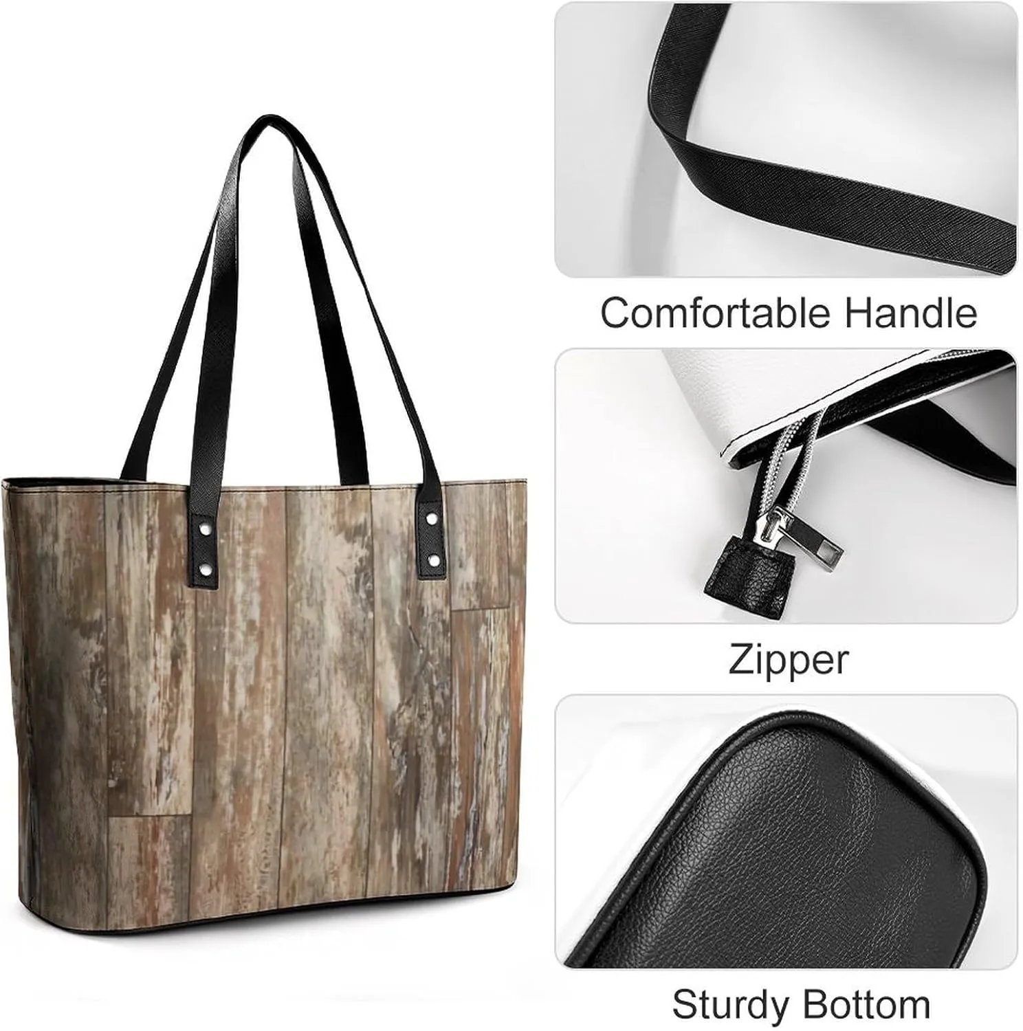Scottish Clan Home Hume Large Capacity Portable Leather Handbag