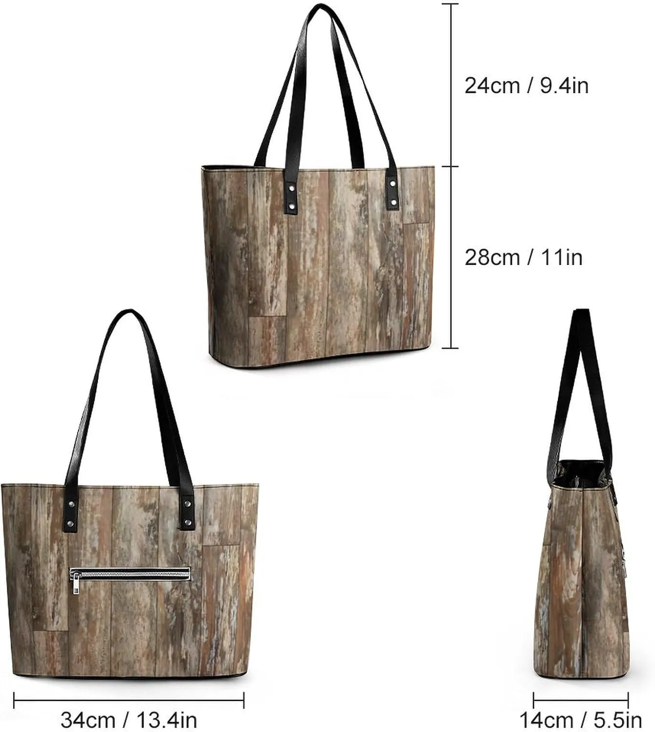 Scottish Clan Home Hume Large Capacity Portable Leather Handbag