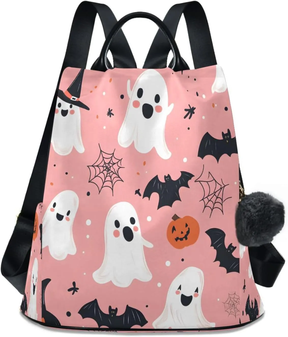 senya Women's Fashion Backpack Purses Handbags Ghost Bat Pumpkins Shoulder Bag Travel bag
