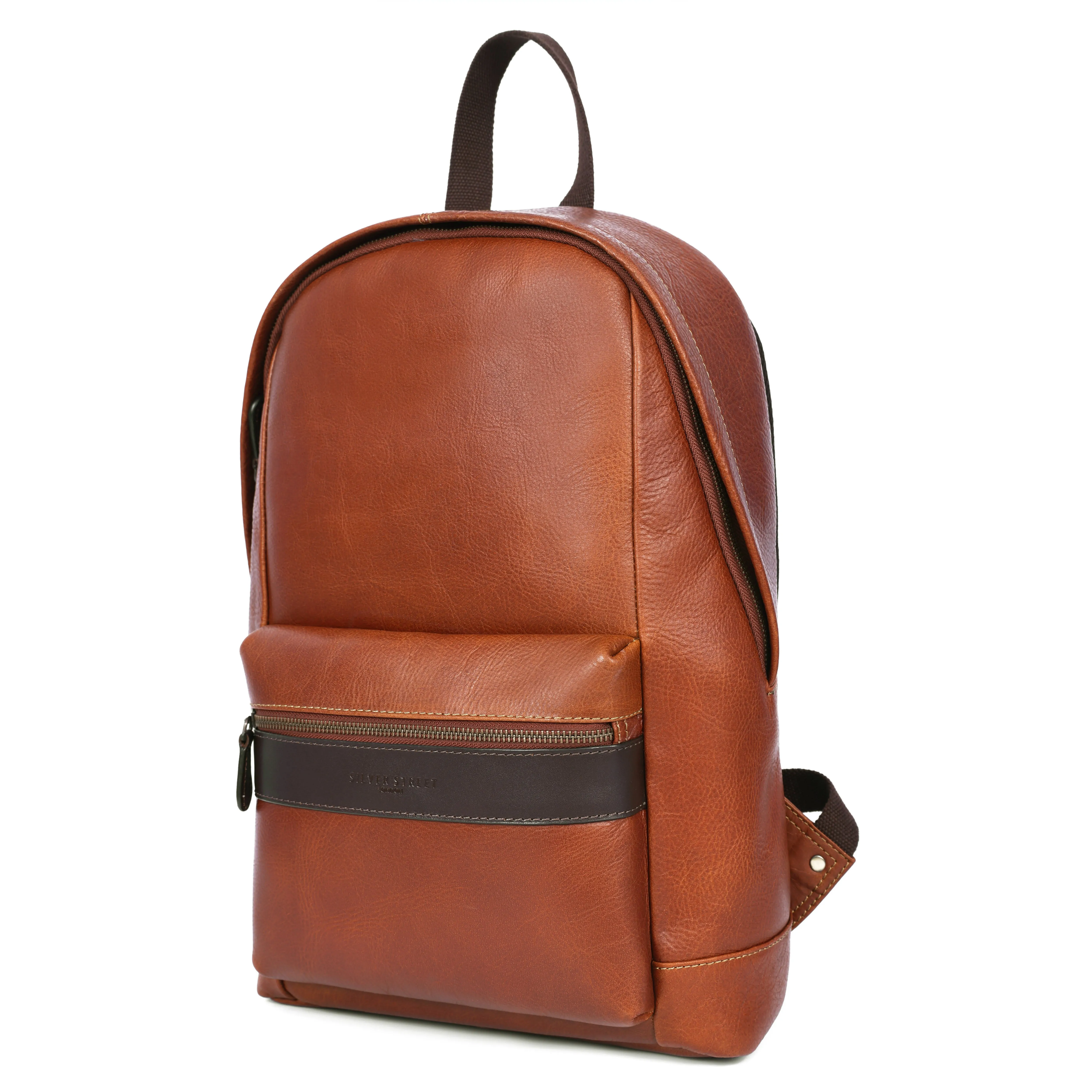 Sergio Leather Backpacks - Tan