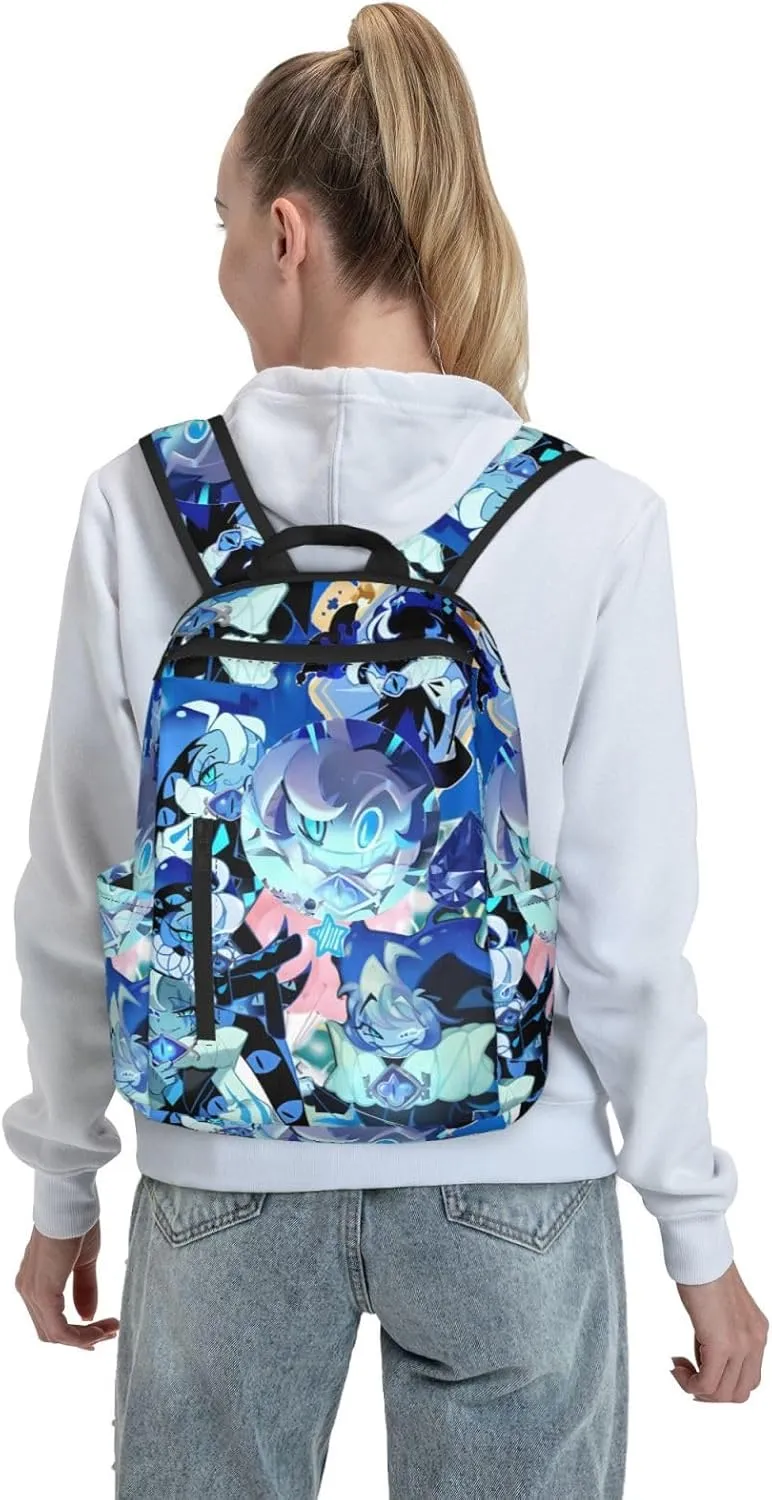 Shadow Milk Cookie Fashionable Casual Backpacks, Travel Bags For Boys And Girls(17ï¼‰