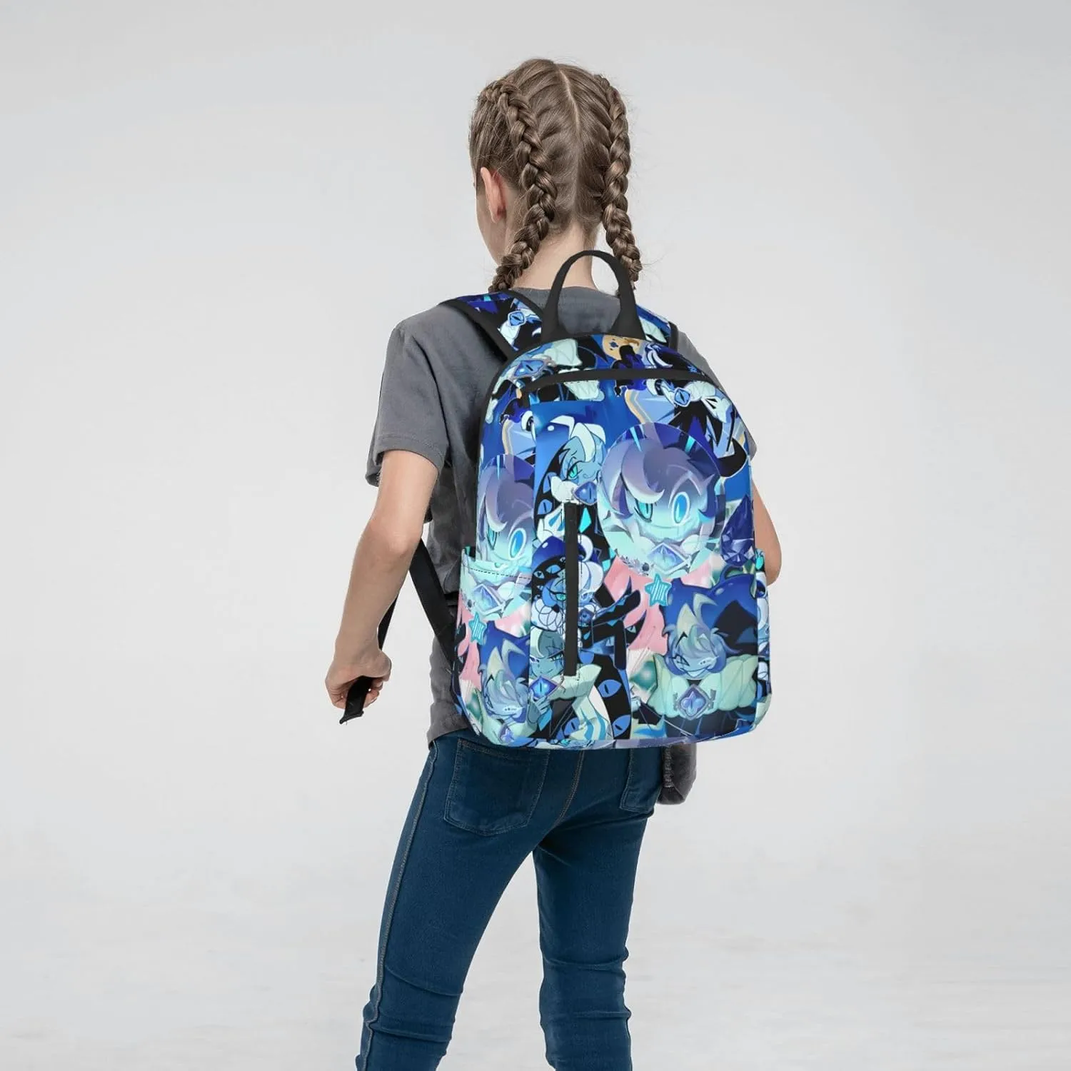 Shadow Milk Cookie Fashionable Casual Backpacks, Travel Bags For Boys And Girls(17ï¼‰