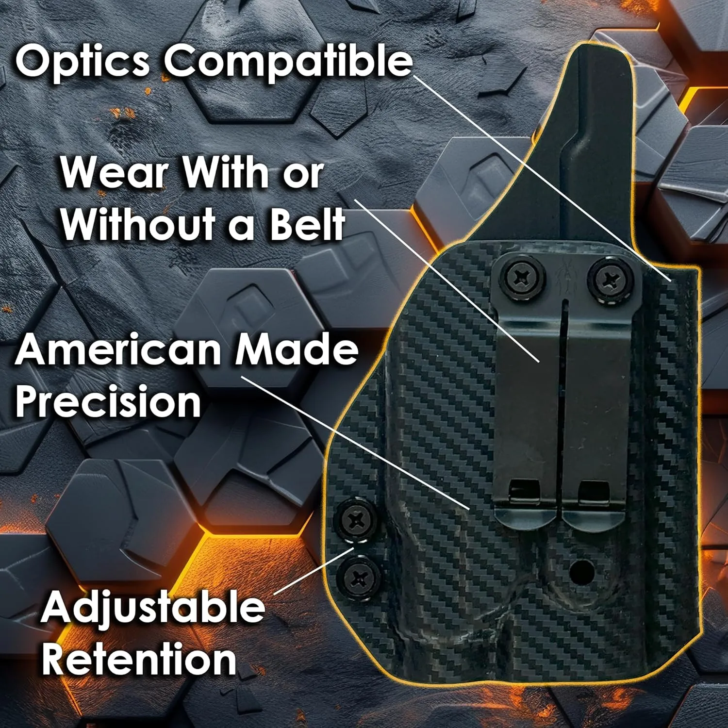Shadow Systems CR920P Holster with TLR-7 Sub :: Made in USA :: IWB Holster fits Shadow Systems CR920P with TLR-7 Sub :: Veteran Owned Company :: Over 60 Color Options