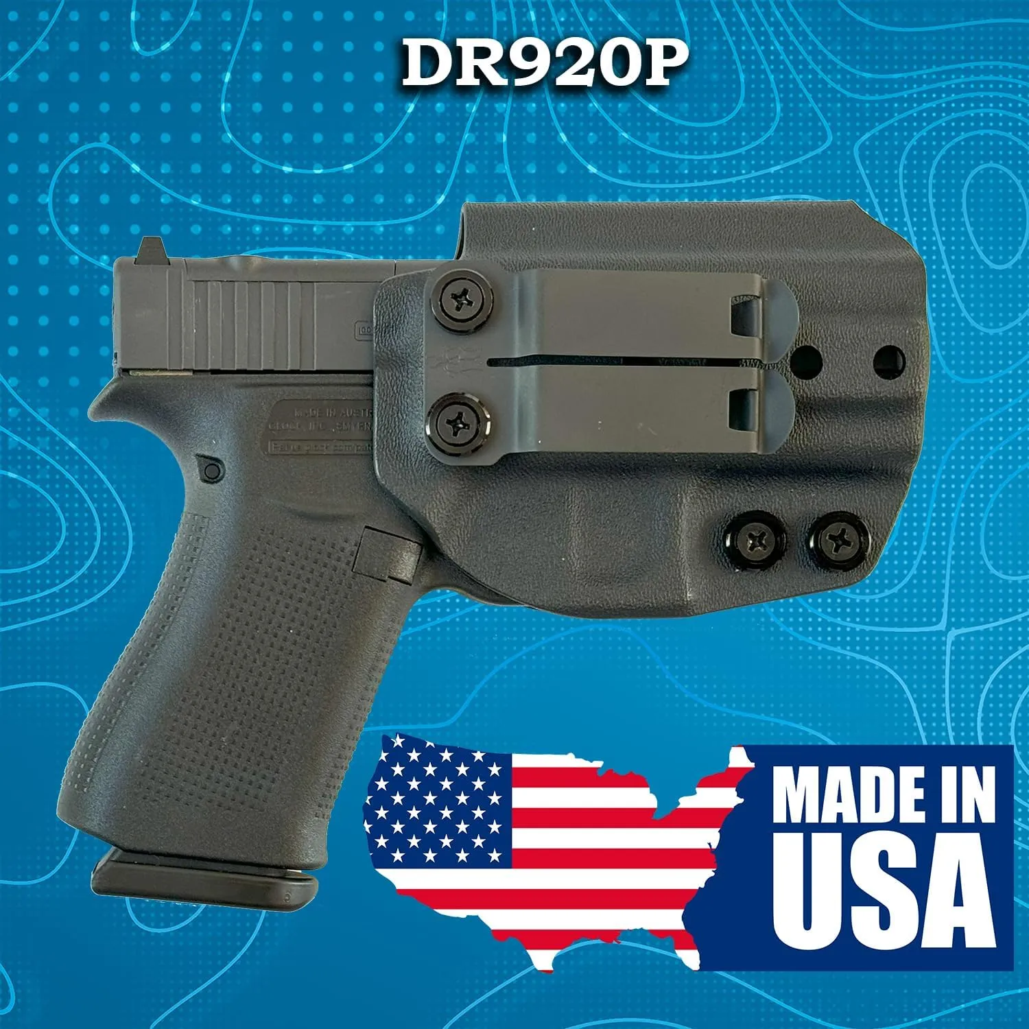Shadow Systems DR920P Holster :: Made in USA :: IWB Holster for Shadow Systems DR920P :: Veteran Owned Company :: Over 60 Color Options