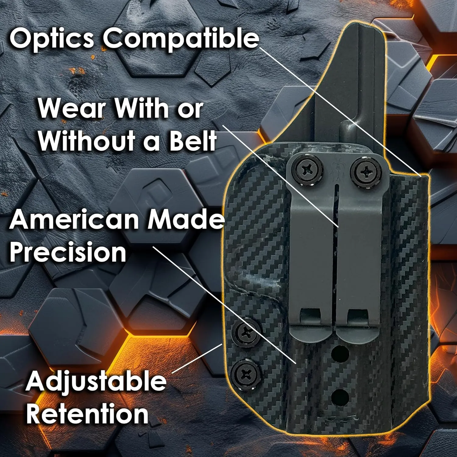 Shadow Systems MR920L Holster :: Made in USA :: IWB Holster for Shadow Systems MR920L :: Veteran Owned Company :: Over 60 Color Options