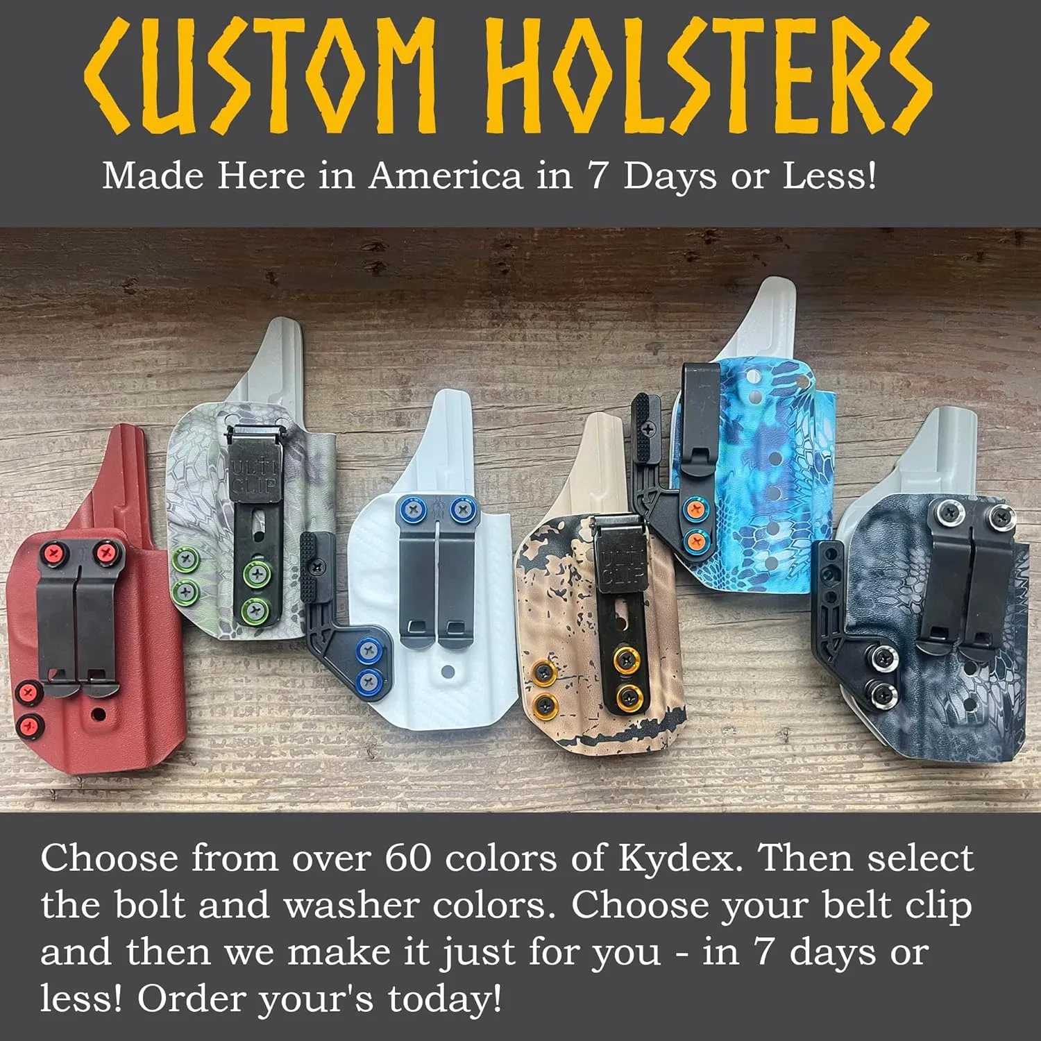 Shadow Systems MR920L Holster :: Made in USA :: IWB Holster for Shadow Systems MR920L :: Veteran Owned Company :: Over 60 Color Options