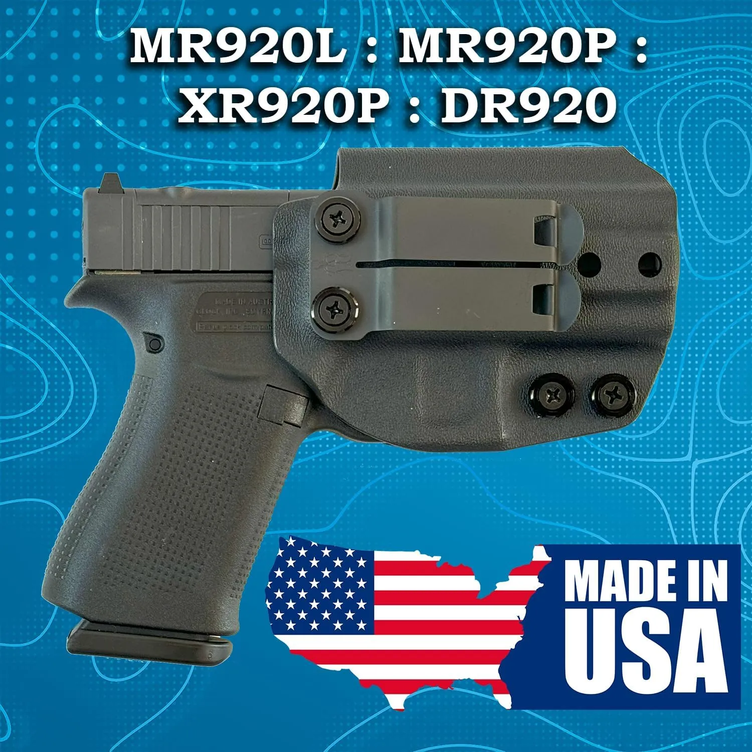Shadow Systems MR920L Holster :: Made in USA :: IWB Holster for Shadow Systems MR920L :: Veteran Owned Company :: Over 60 Color Options