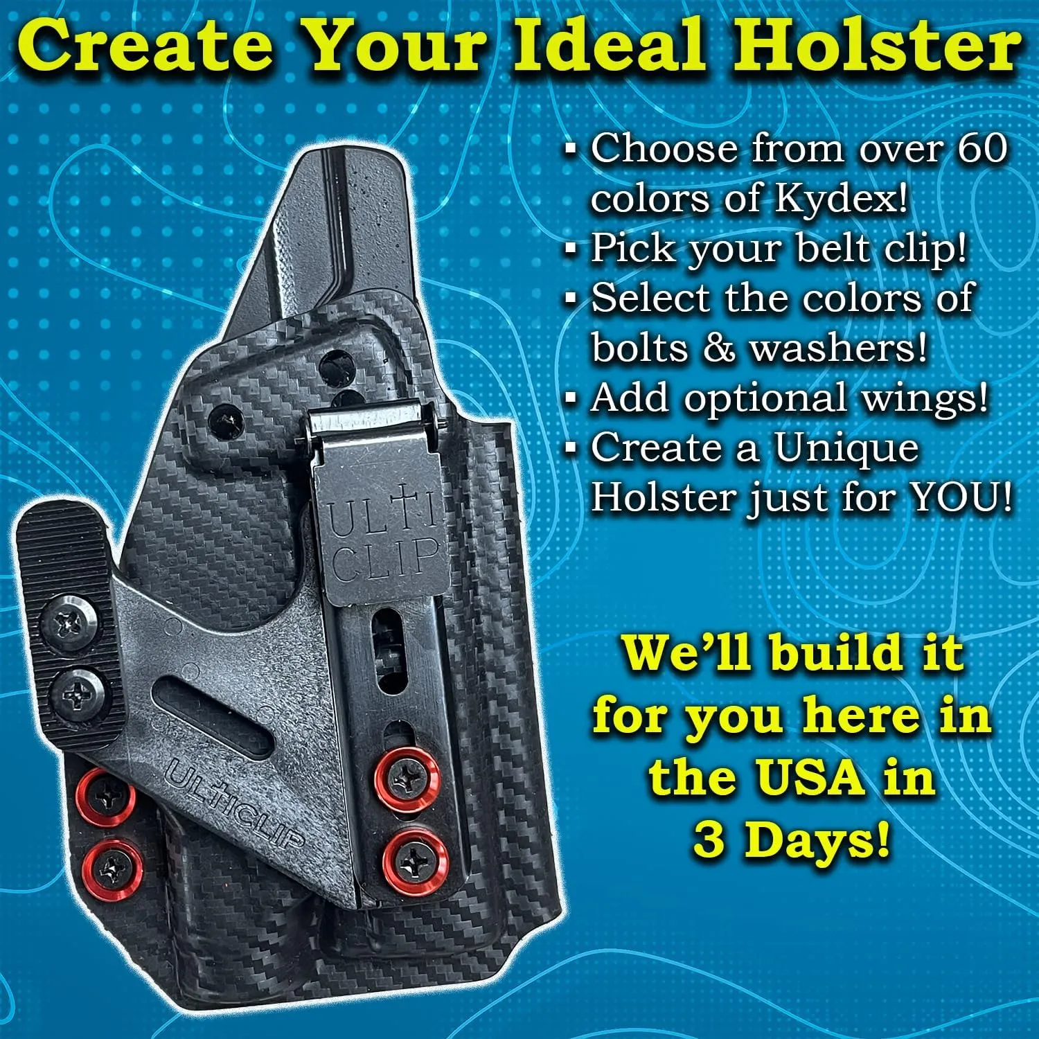 Shadow Systems MR920L Holster :: Made in USA :: IWB Holster for Shadow Systems MR920L :: Veteran Owned Company :: Over 60 Color Options