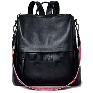Simple Leather Backpack
