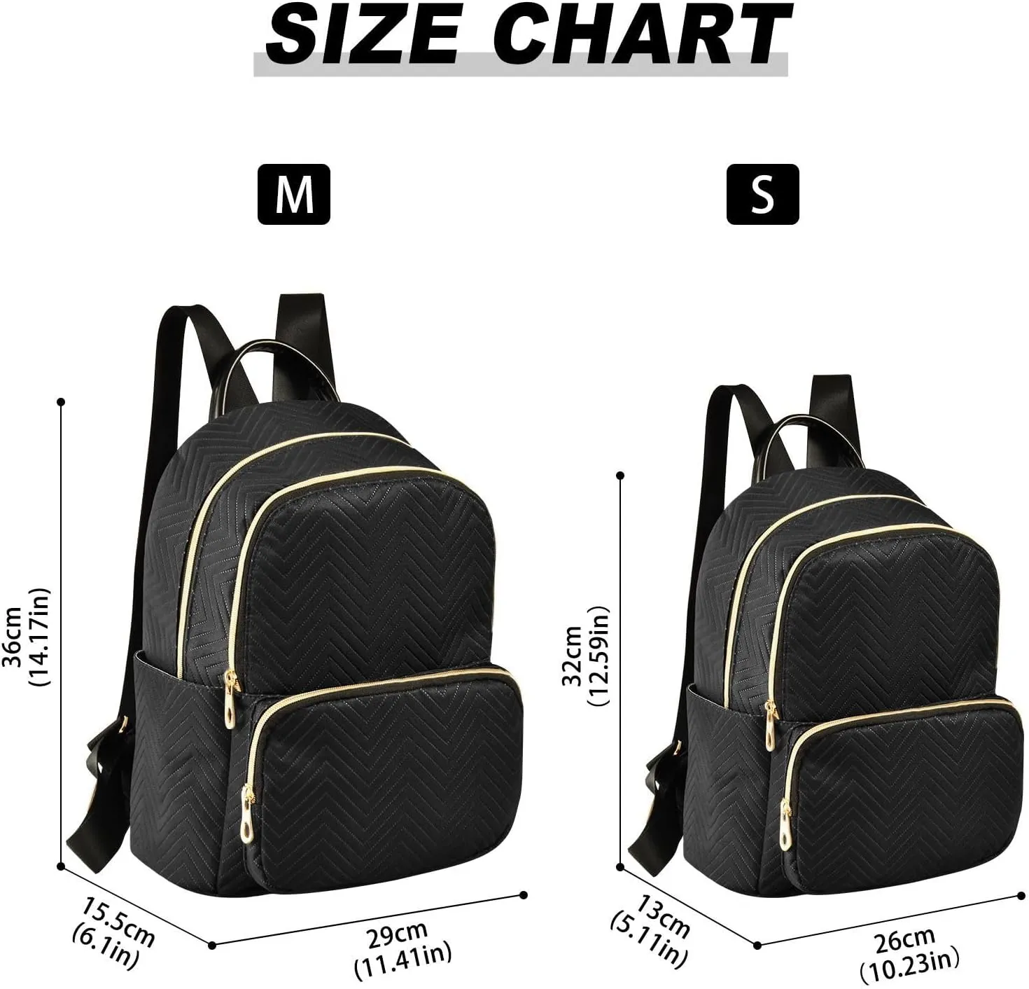 Sinestour Black Backpack Purse Lightweight Shoulder Bag Fashion Travel Backpack Handbags for Women Ladies Work Teenage