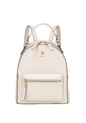 Siren Backpack With  Front Pocket - Beige