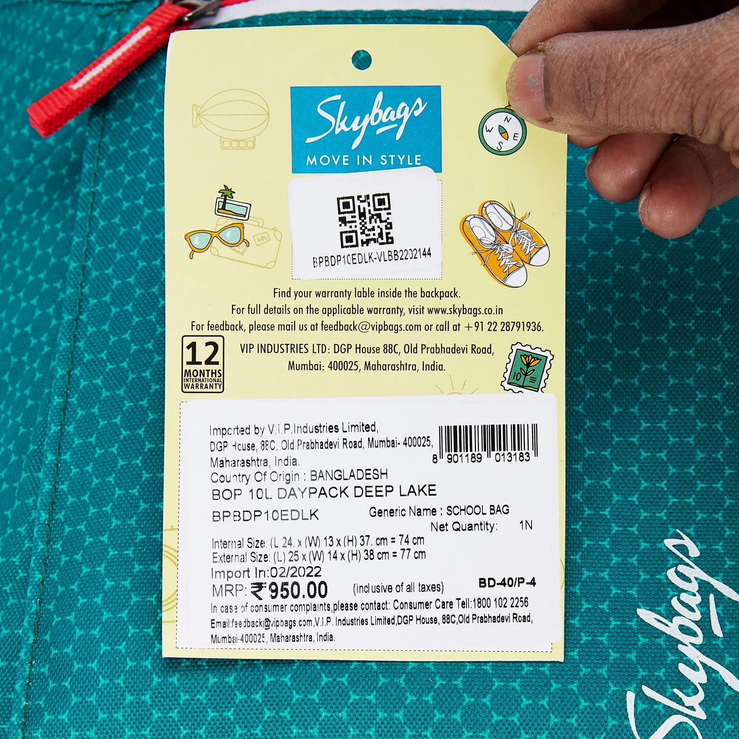 Skybags Bop  10L Daypack