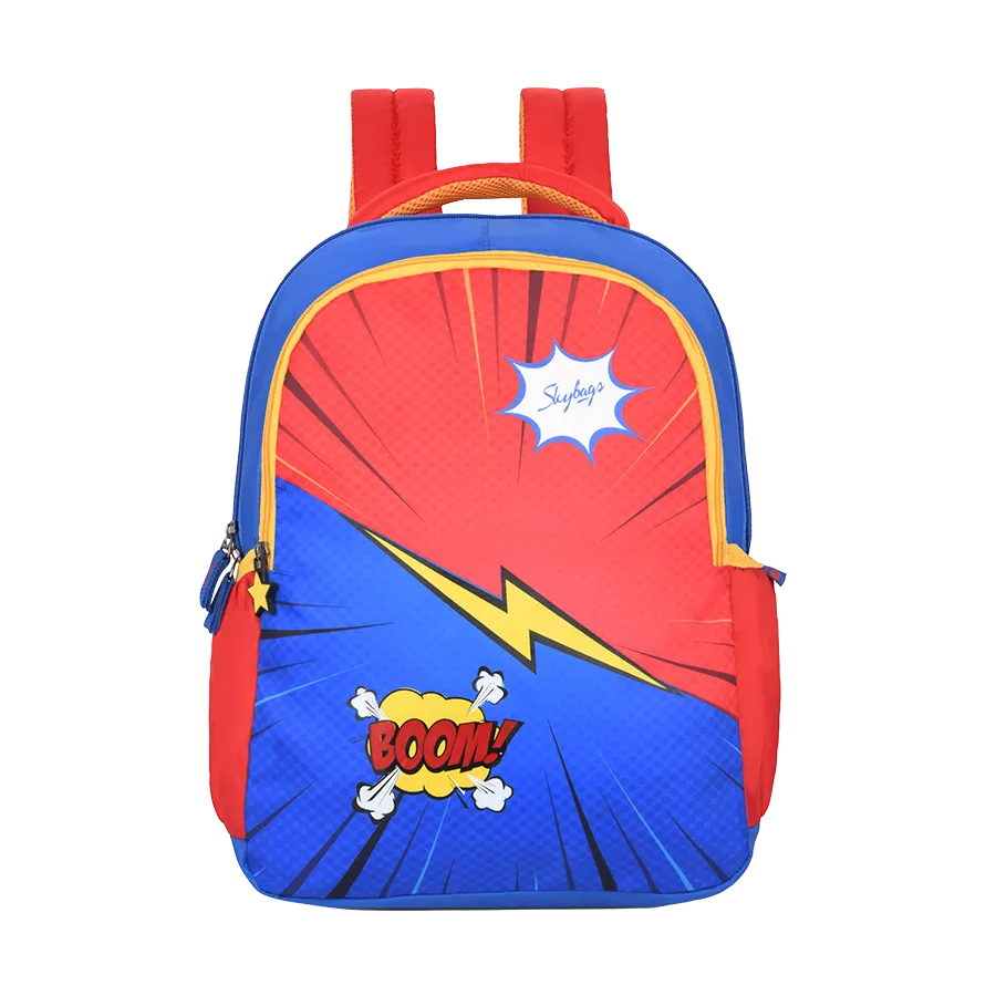 Skybags Bubbles 01  School Backpack Red