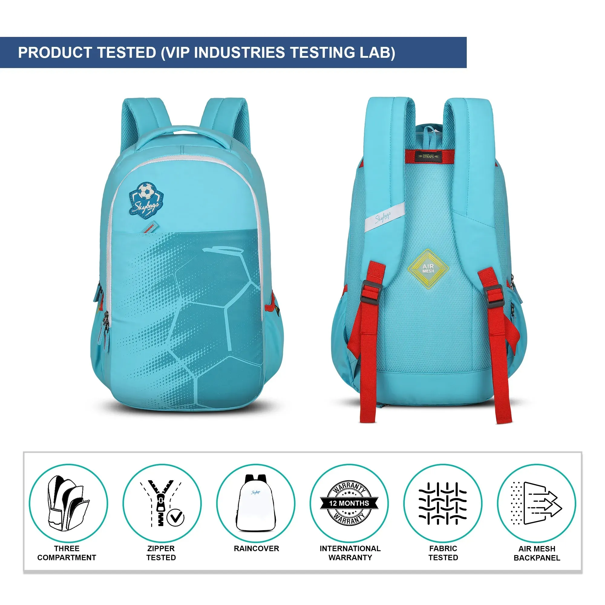 Skybags Kick  02 laptop Backpack Teal