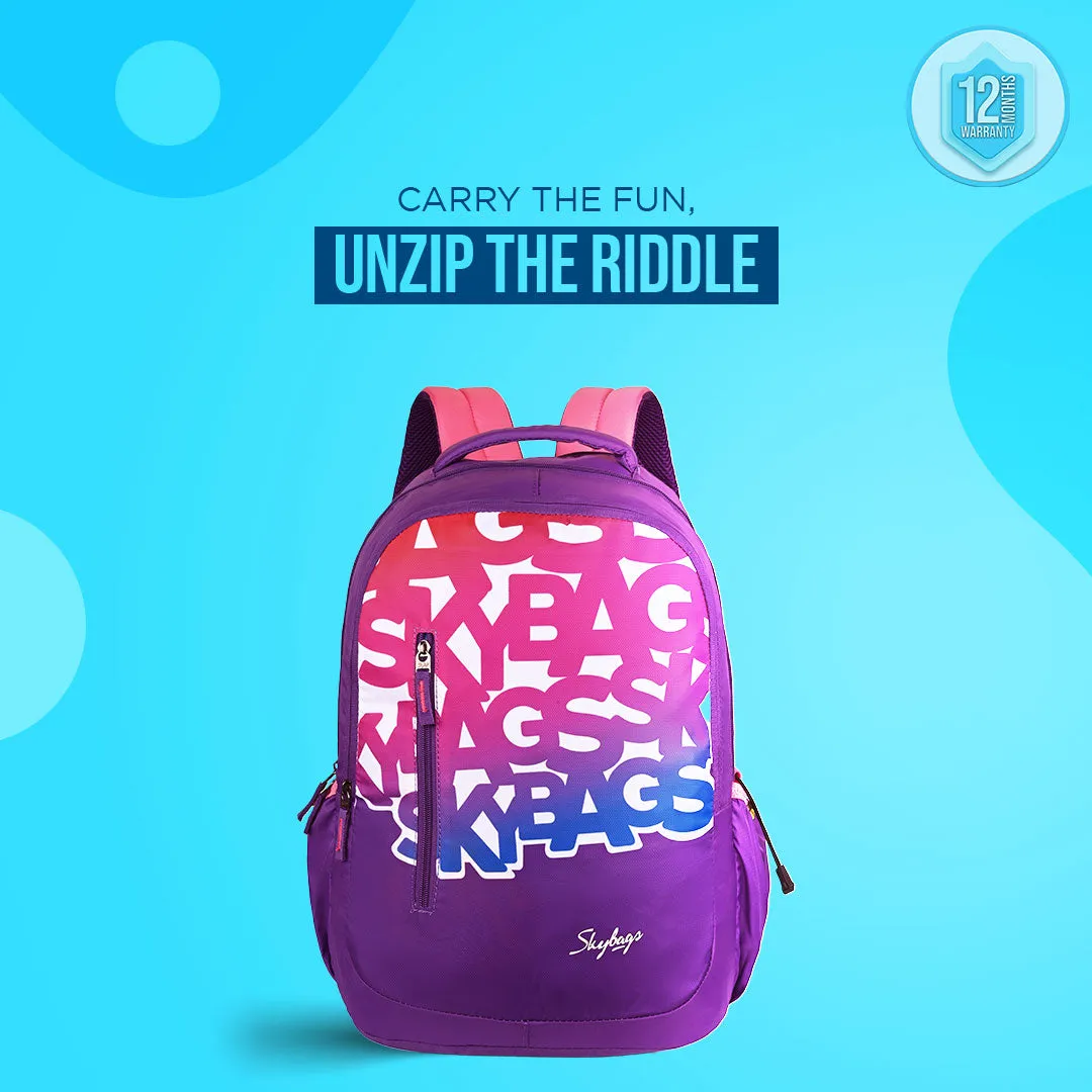 Skybags New Neon 23-05 School BP (H) Purple
