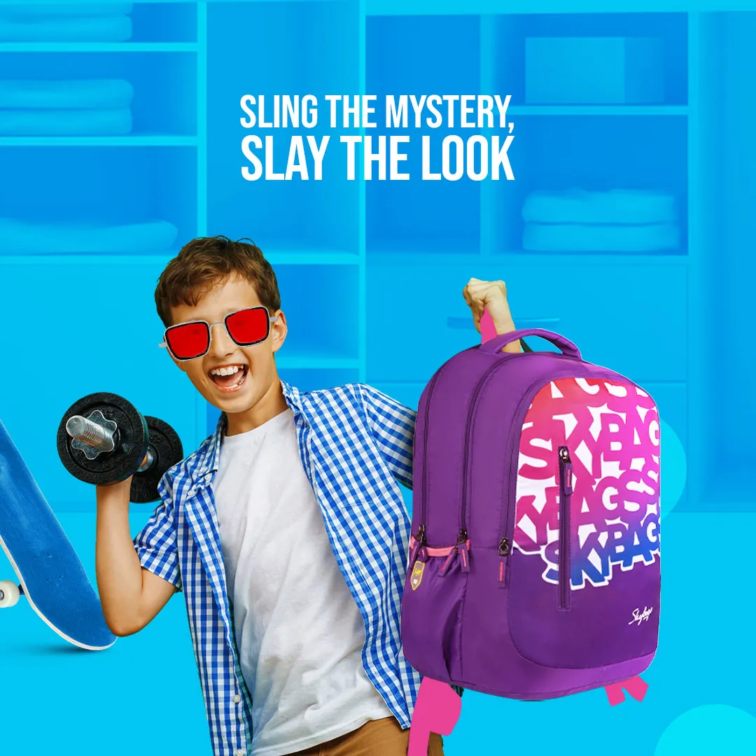 Skybags New Neon 23-05 School BP (H) Purple