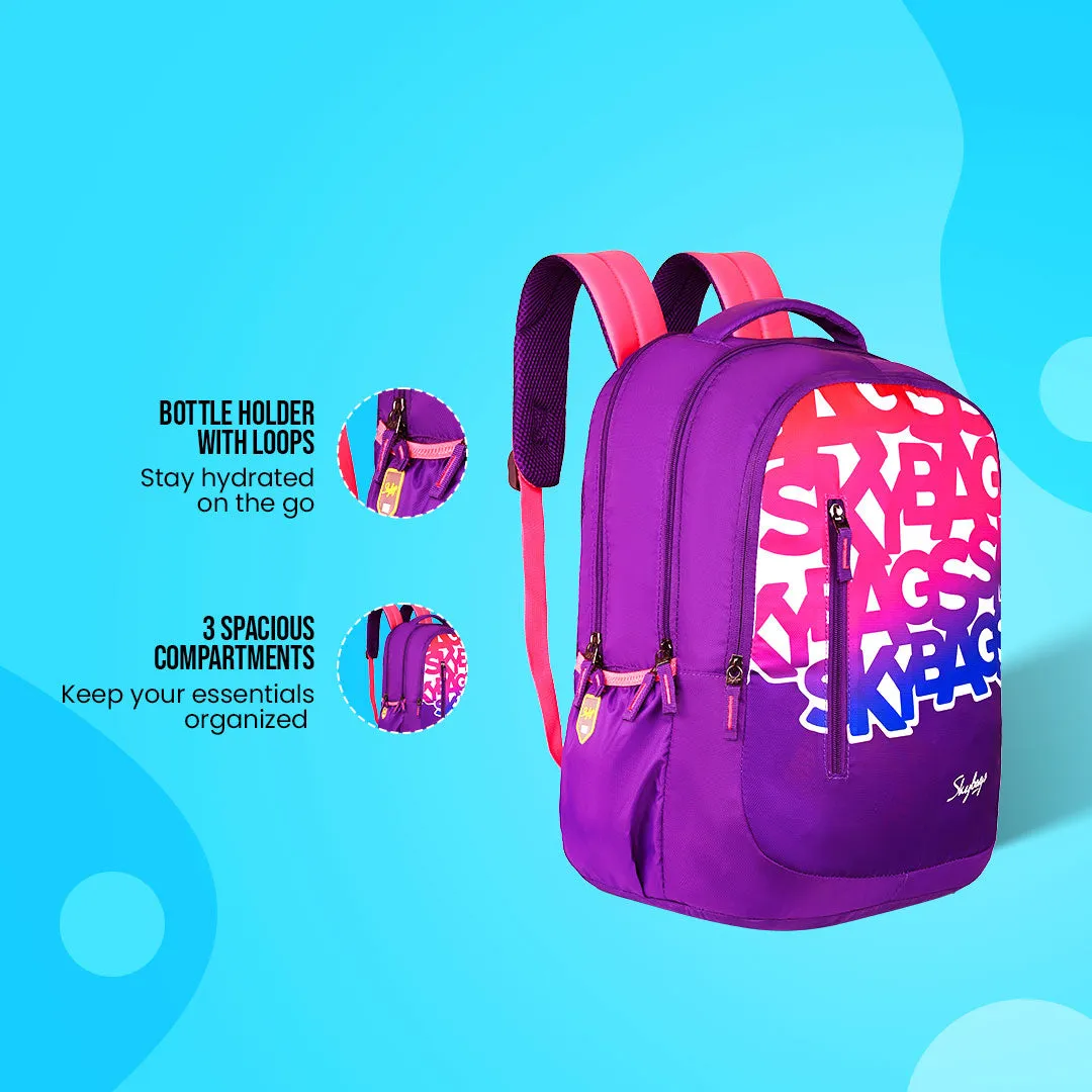 Skybags New Neon 23-05 School BP (H) Purple