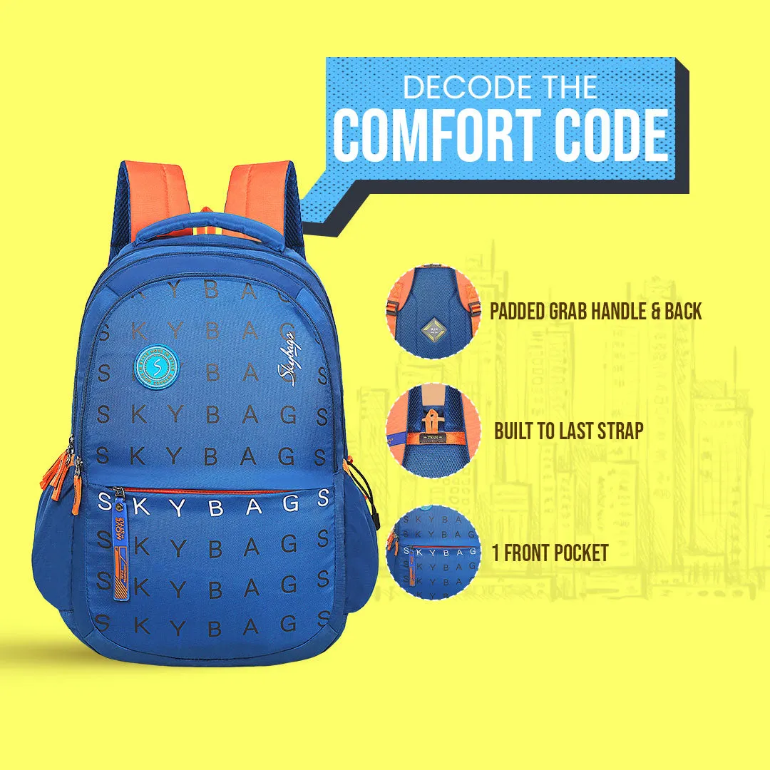 Skybags New Stream 23-02  School BP RC (H) Blue