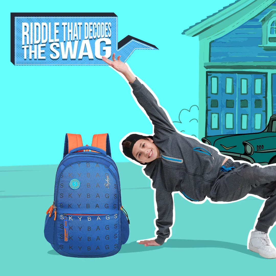 Skybags New Stream 23-02  School BP RC (H) Blue