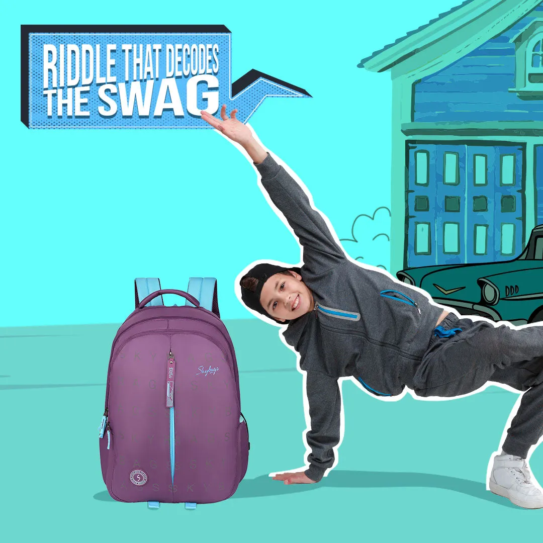 Skybags New Stream 23-03  School BP RC (H) Purple
