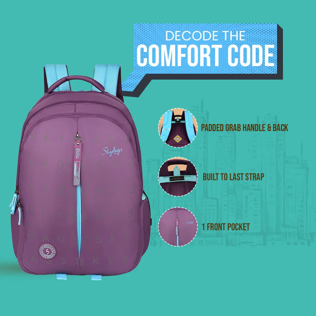 Skybags New Stream 23-03  School BP RC (H) Purple