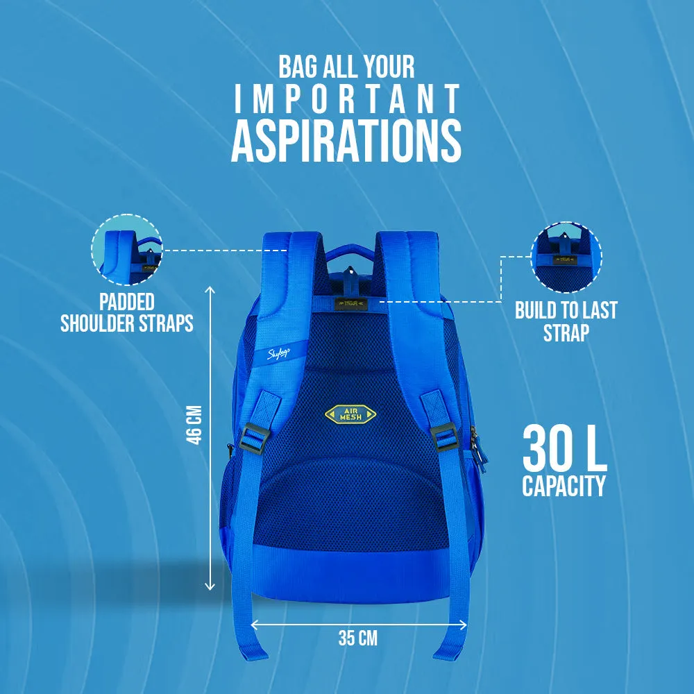 Skybags Squad 04  School Backpack Space Blue