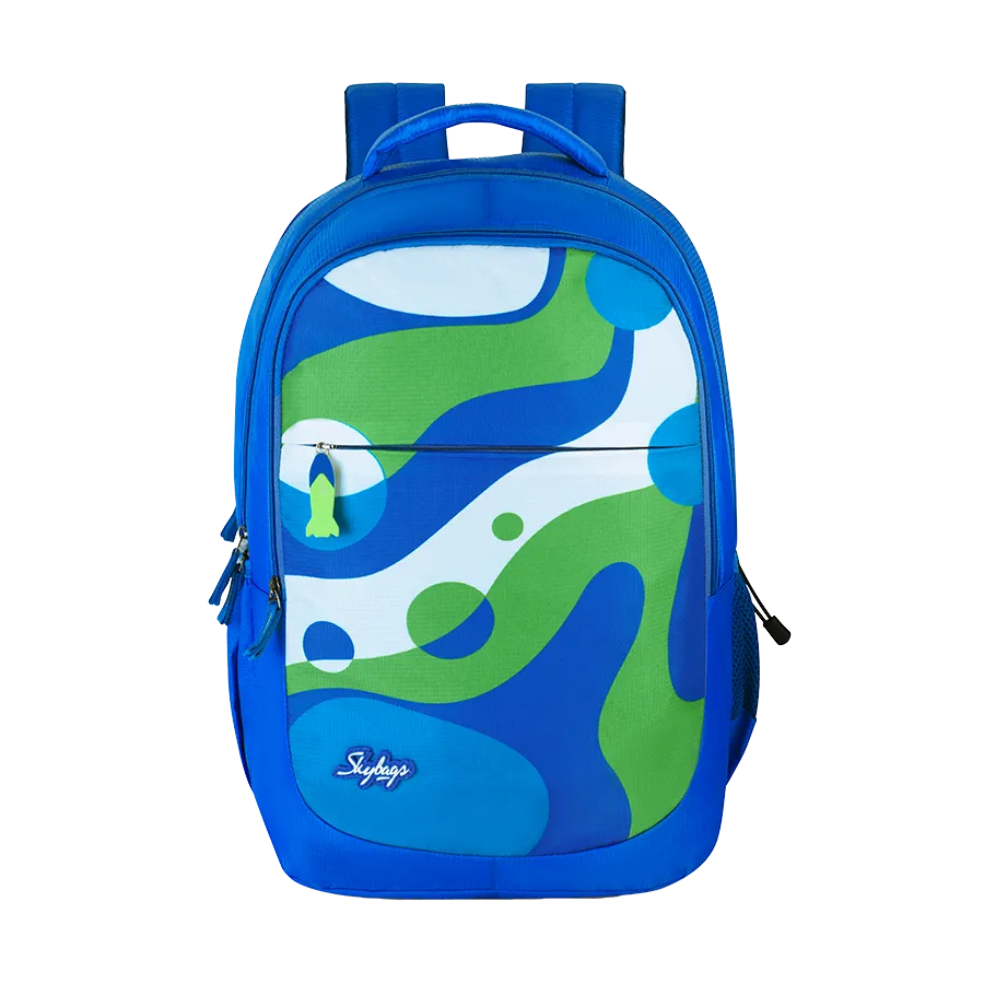 Skybags Squad 04  School Backpack Space Blue