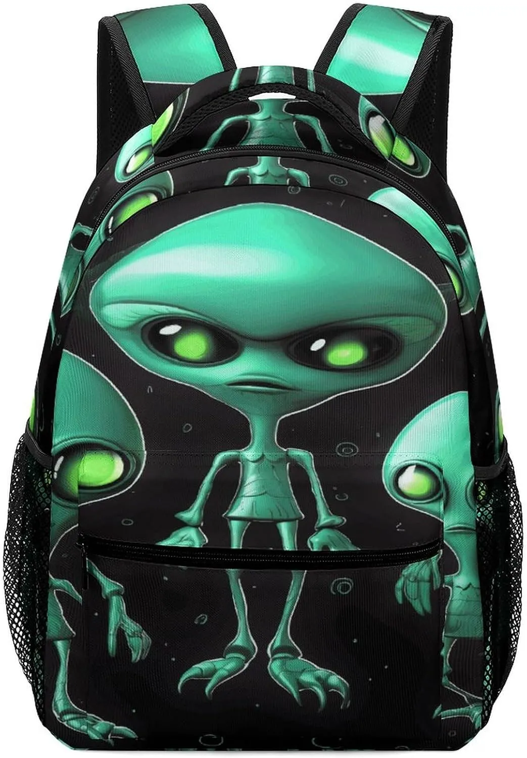 Small Backpacks Personalized Aliens Printing Travel Bag Lightweight Travel Backpack For Women Men