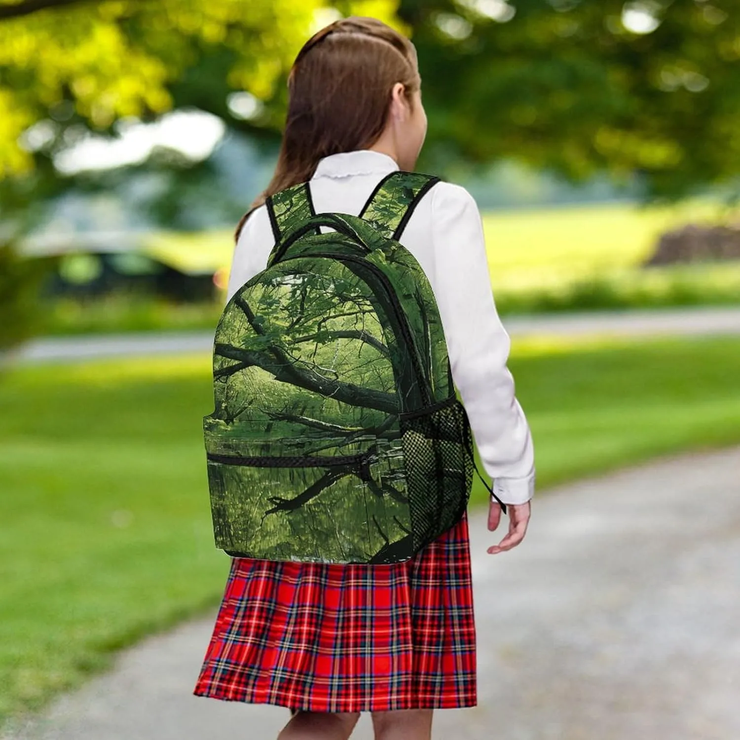 Small Backpacks Personalized An Ancient Swamp Printing Travel Bag Lightweight Travel Backpack For Women Men