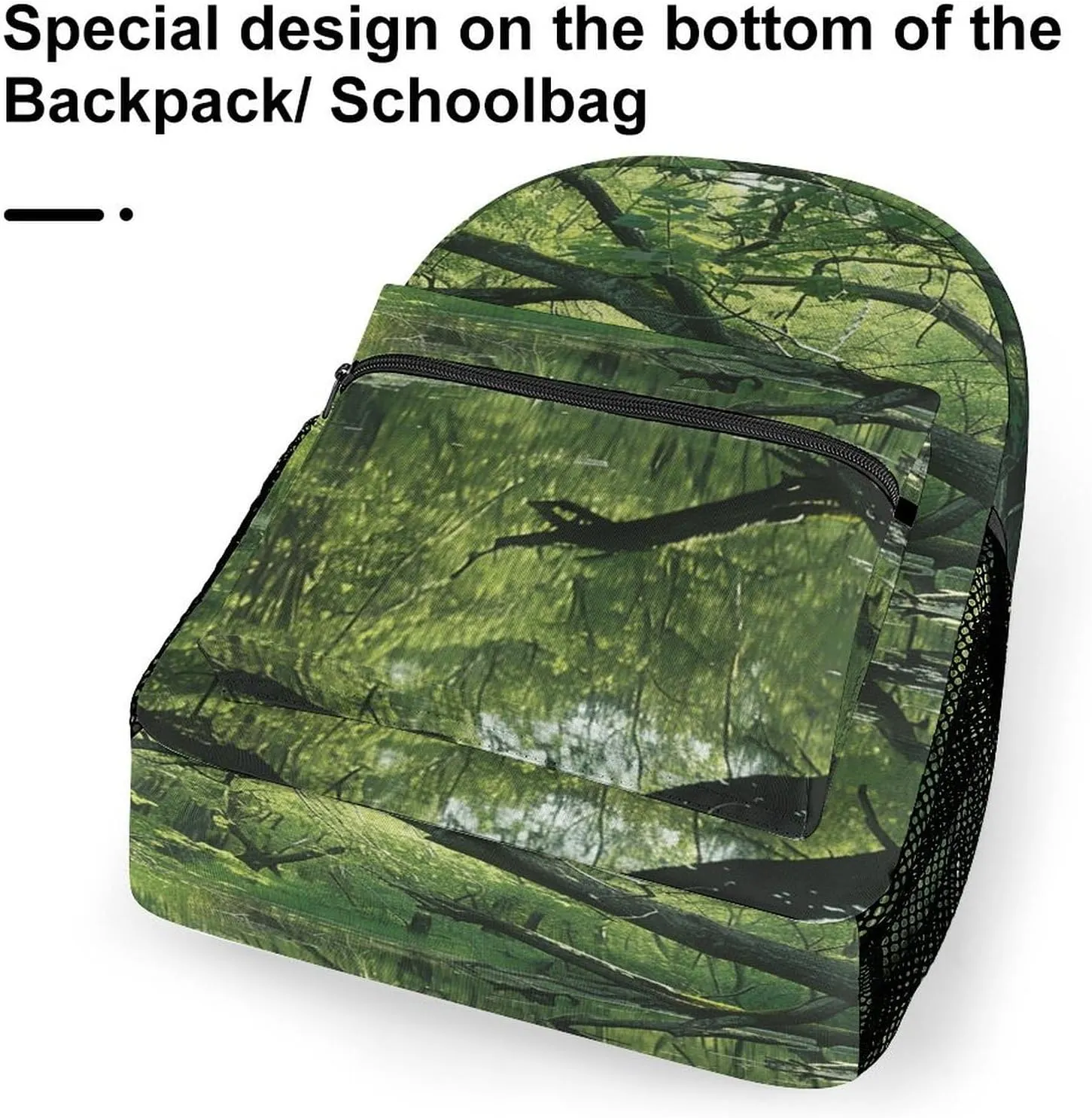 Small Backpacks Personalized An Ancient Swamp Printing Travel Bag Lightweight Travel Backpack For Women Men