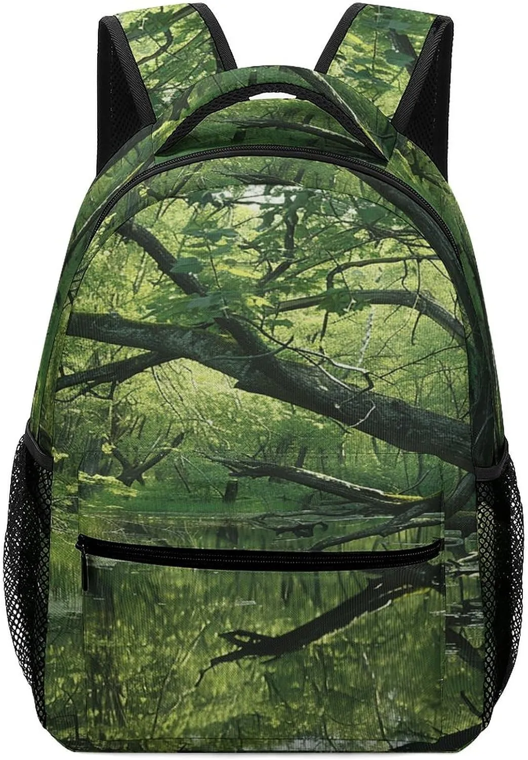 Small Backpacks Personalized An Ancient Swamp Printing Travel Bag Lightweight Travel Backpack For Women Men