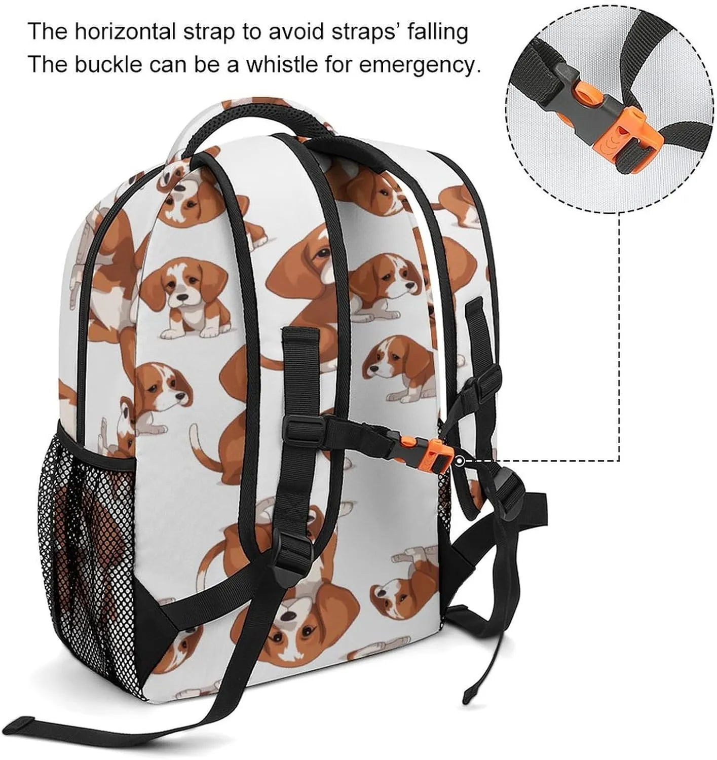 Small Backpacks Personalized Beagle Dog Printing Travel Bag Lightweight Travel Backpack For Women Men