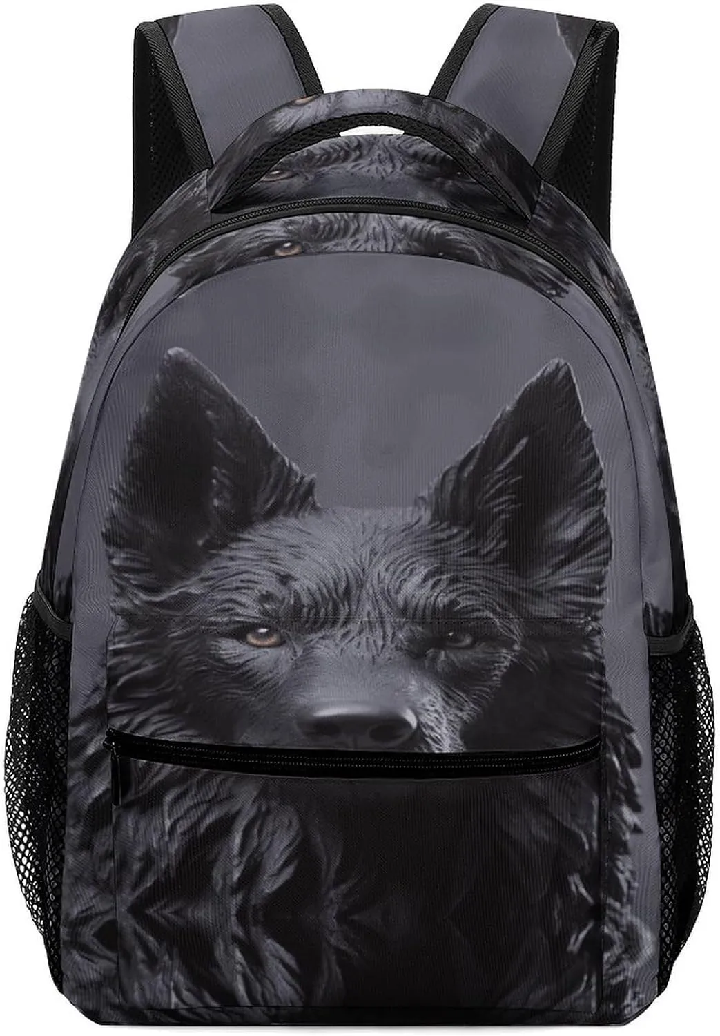 Small Backpacks Personalized Black German Shepherd Printing Travel Bag Lightweight Travel Backpack For Women Men