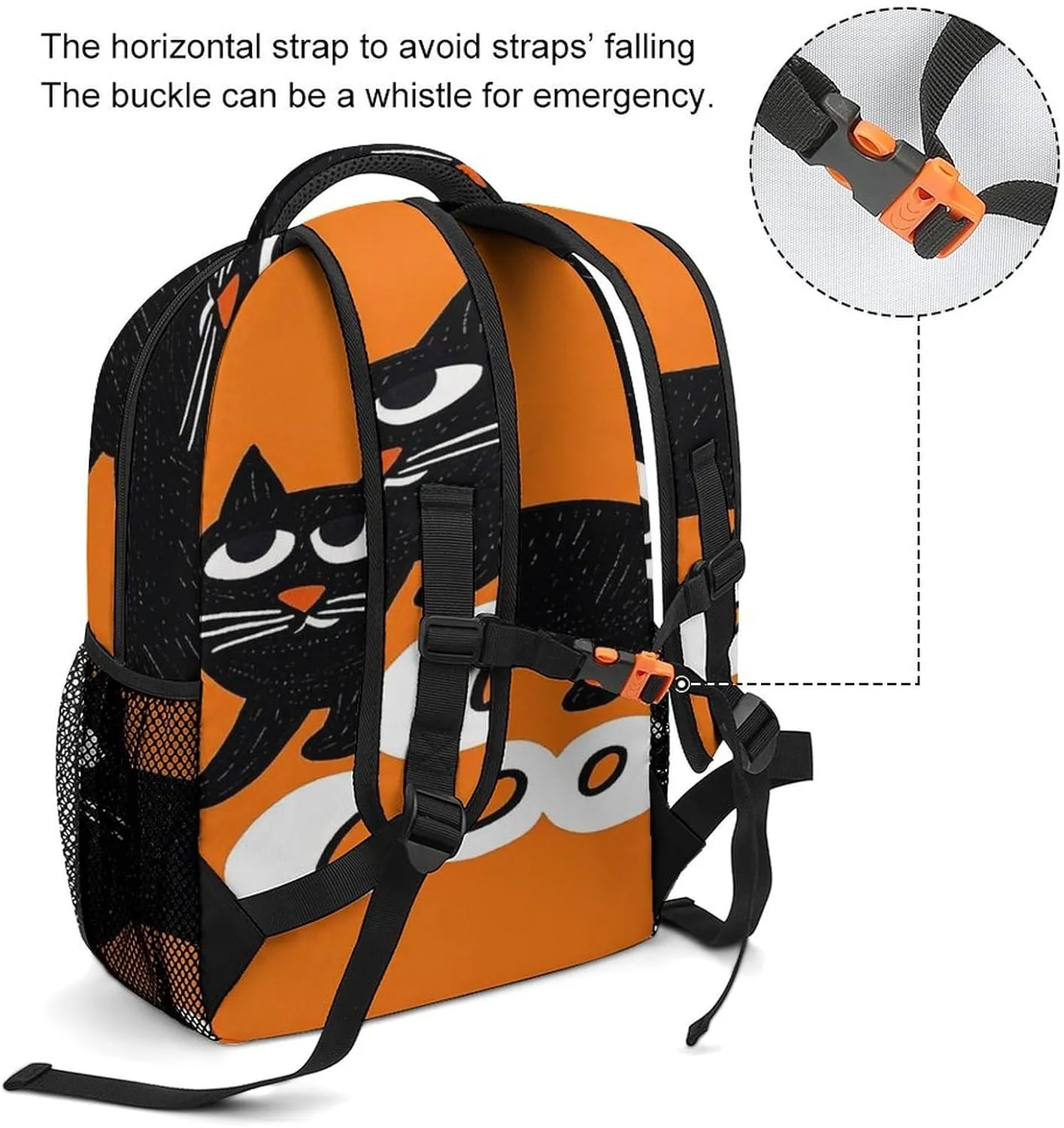 Small Backpacks Personalized Cartoon Clip Art Printing Travel Bag Lightweight Travel Backpack For Women Men