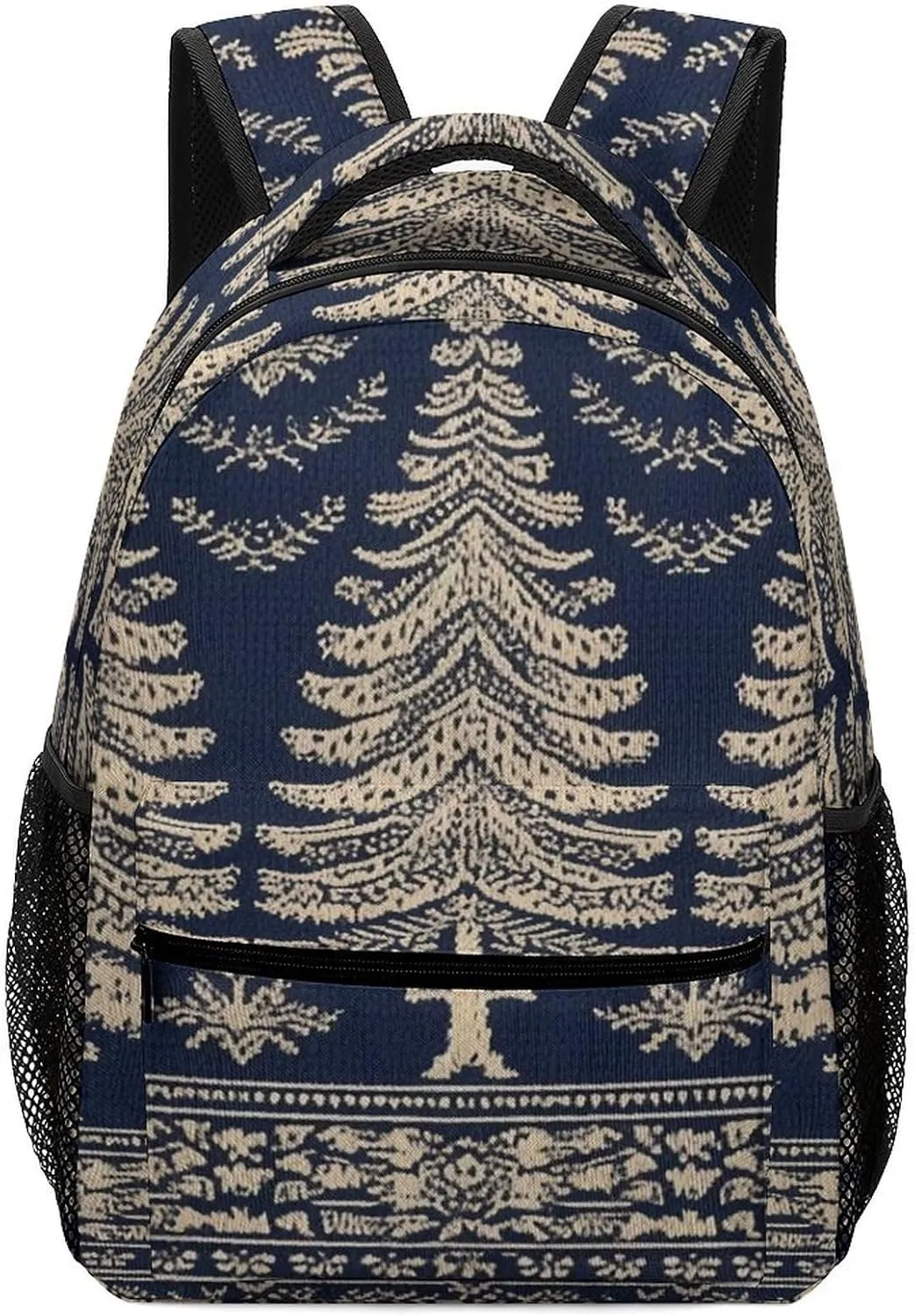 Small Backpacks Personalized Christmas Tree Pattern Printing Travel Bag Lightweight Travel Backpack For Women Men