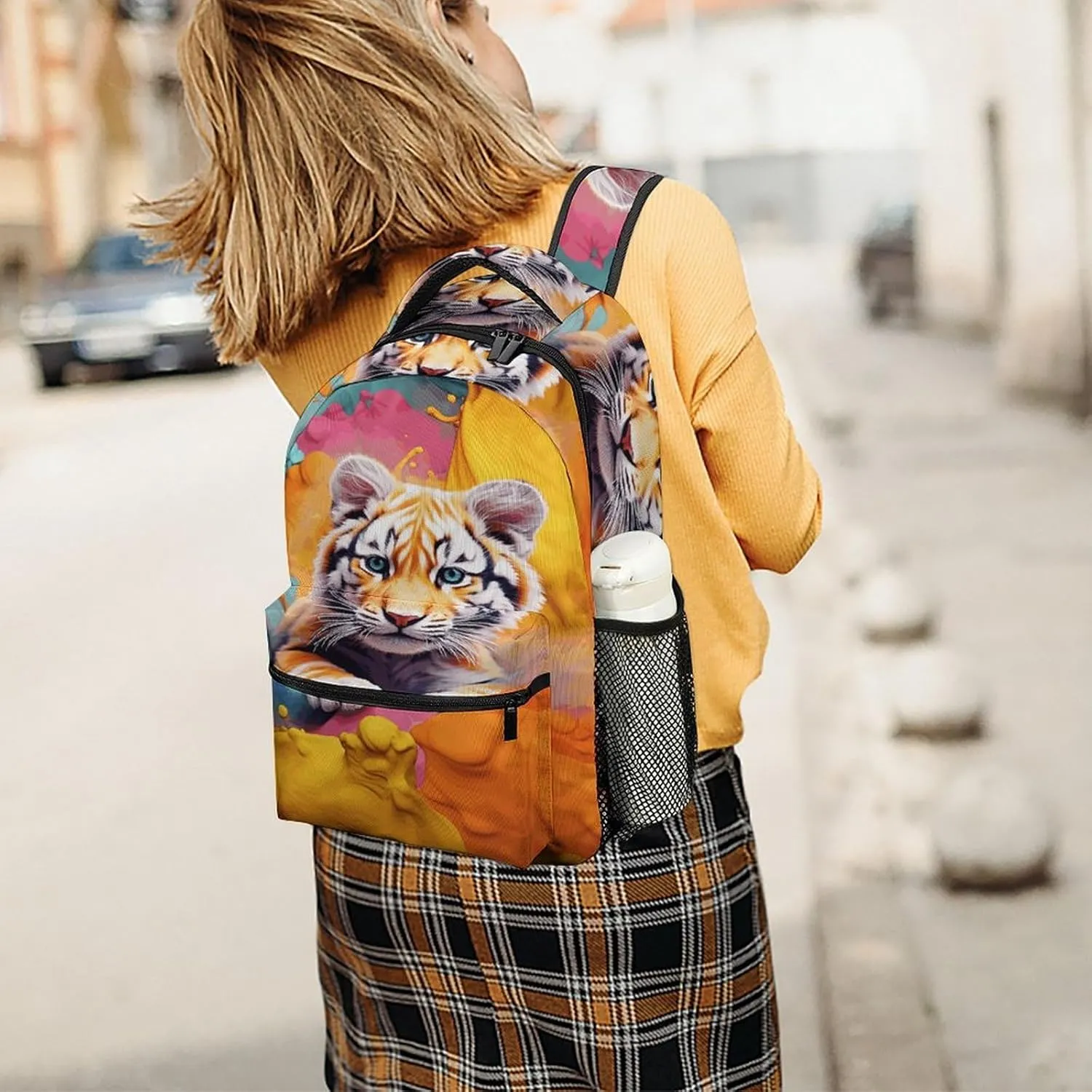 Small Backpacks Personalized Color Animation Printing Travel Bag Lightweight Travel Backpack For Women Men